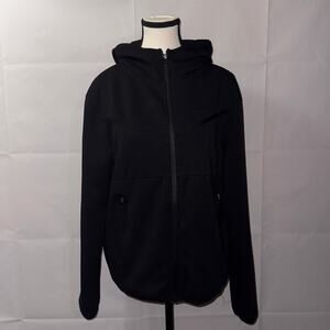 M. Society Black Hooded Jacket Women's size Small